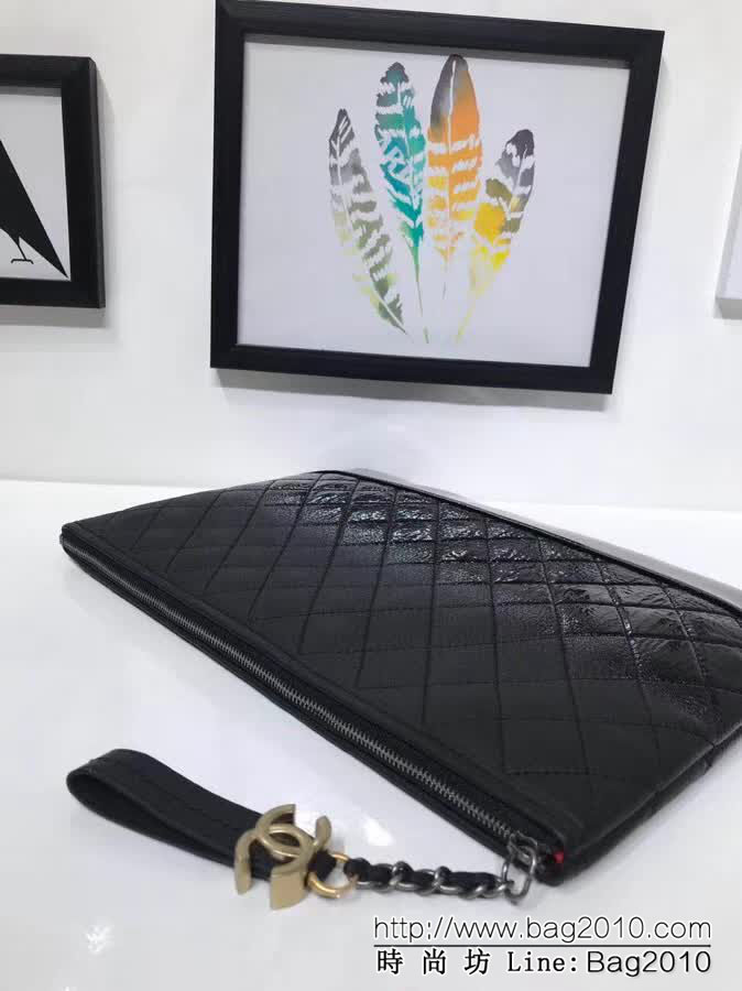 CHANEL香奈兒 A84288 新款 Garbrielle小牛皮 漸變 流浪手抓晚晏包  DJC2419